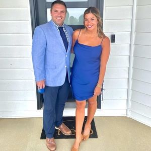 Blue Free People Slip Dress, M